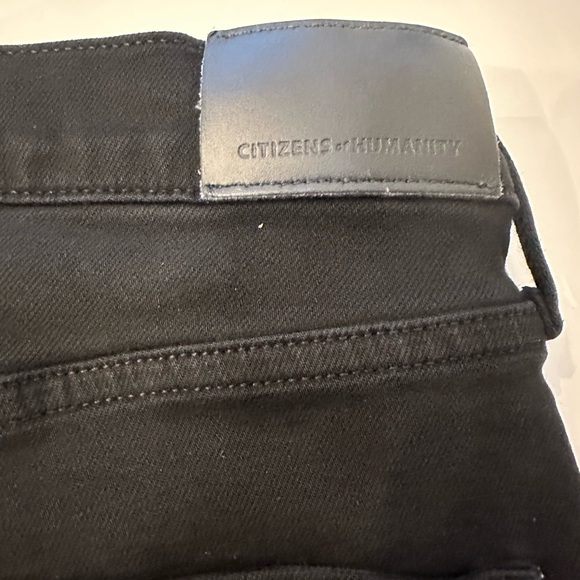 Citizens of Humanity Isola Mid Rise Cropped Boot Jean 
In Plush Black Sz 30 - Picture 10 of 12